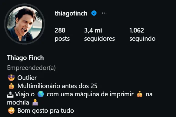 Thiago Finch profile